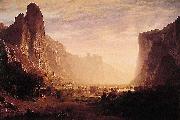 Albert Bierstadt Albert Bierstadt Looking Down Yosemite Valley oil painting on canvas